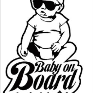 Baby on board decal
